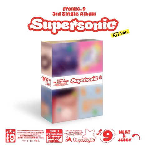 Fromis_9: SUPERSONIC (3RD SINGLE ALBUM) (KiT Album - Premium), KiT Album