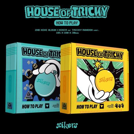 Xikers: House Of Tricky: How To Play (2nd Mini Album), 1 CD und 1 Buch