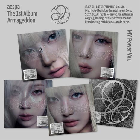 Aespa: The 1st Album 'Armageddon’ (MY Power Ver.) (5 verschiedene Varianten, Auslieferung nach Zufallsprinzip), CD