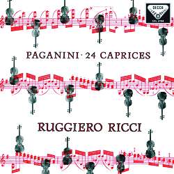 Niccolo Paganini (1782-1840): Capricen op.1 Nr.1-24 für Violine solo (180g), 2 LPs