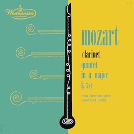Wolfgang Amadeus Mozart (1756-1791): Klarinettenquintett KV 581 (180g), LP