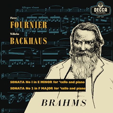 Johannes Brahms (1833-1897): Cellosonaten Nr.1 &amp; 2 (180g / 33rpm), LP