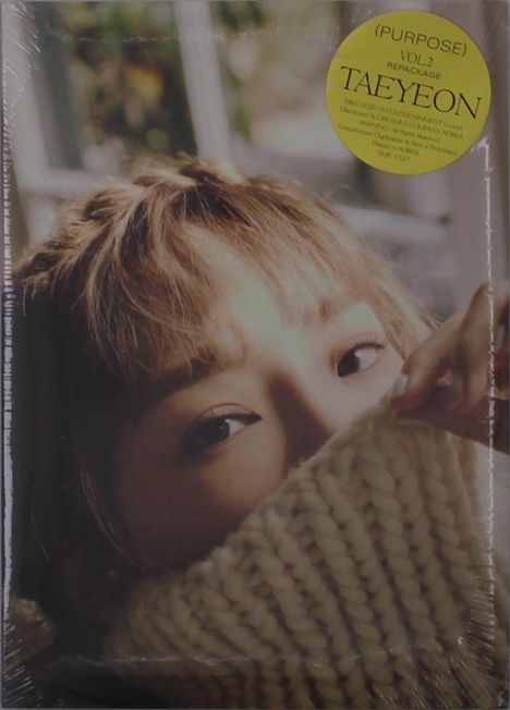 Taeyeon (Kim Tae-Yeon): Purpose (2nd Album Repackage) (Diverse Cover - Auslieferung nach Zufallsprinzip), 1 CD und 1 Buch