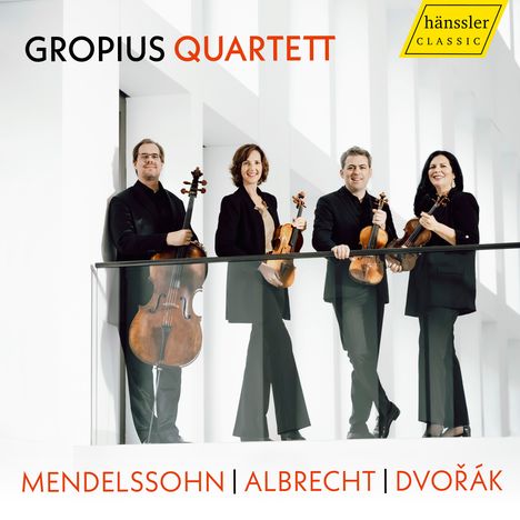 Georg Alexander Albrecht (1935-2021): Streichquartett "Von Angst und Trauer erlöst durch die Liebe" (dem Gropius Quartett gewidmet), CD
