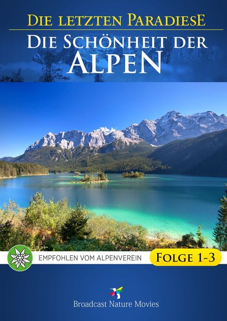 Die letzten Paradiese - Die Schönheit der Alpen 1-3, 3 DVDs