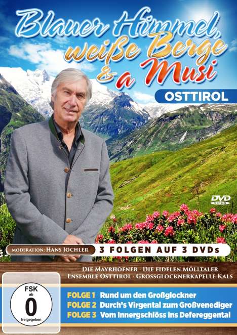Blauer Himmel, weiße Berge &amp; a Musi, 3 DVDs