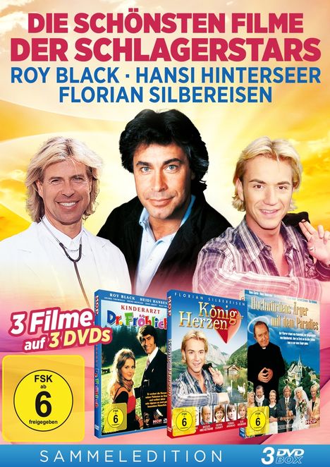 Die schönsten Filme der Schlagerstars, 3 DVDs