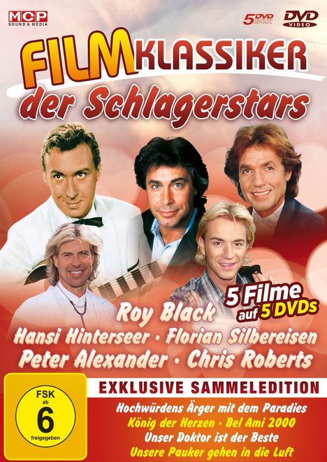 Filmklassiker der Schlagerstars, 5 DVDs