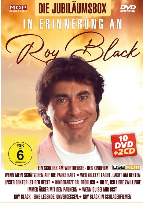 In Erinnerung an Roy Black - Die Jubiläumsbox, 10 DVDs und 2 CDs