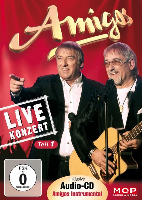 Die Amigos: Live-Konzert Teil 1 (DVD + CD), DVD