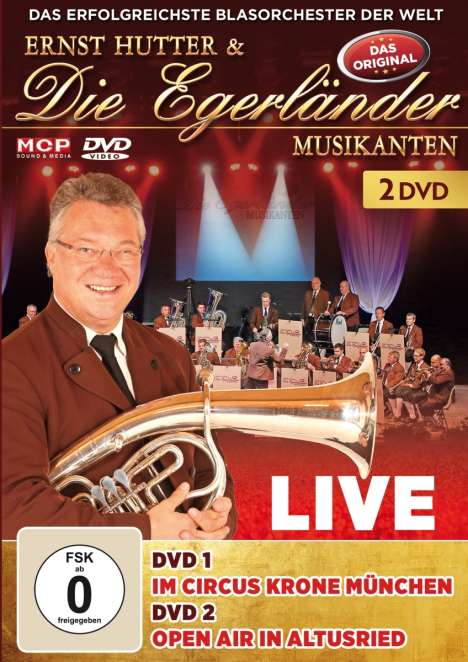 Ernst Hutter: Live Im Circus Krone München / Open Air in Altusried, 2 DVDs
