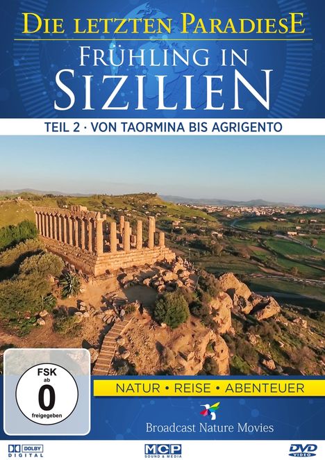 Die letzten Paradiese - Frühling in Sizilien Teil 2: Von Taormina bis Agrigento, DVD