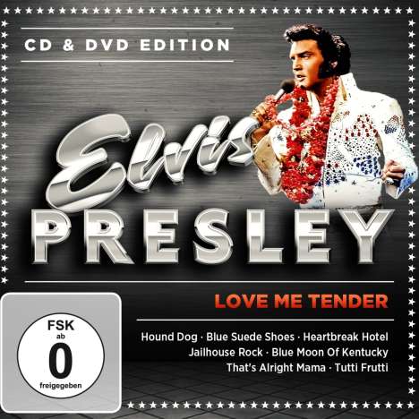 Elvis Presley (1935-1977): Love Me Tender (CD + DVD), 1 CD und 1 DVD