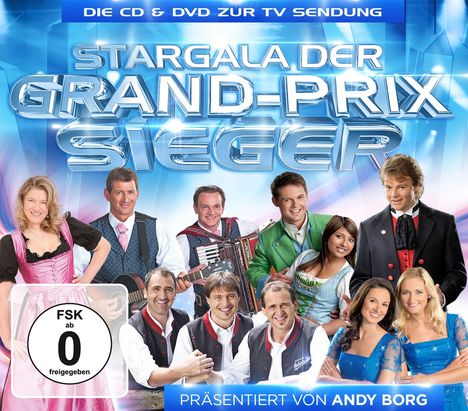 Stargala der Grand-Prix-Sieger, 1 CD und 1 DVD