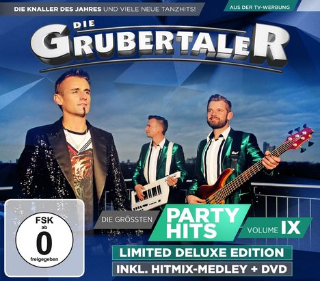 Die Grubertaler: Die größten Partyhits Vol.IX (Limited-Deluxe-Edition), 1 CD und 1 DVD