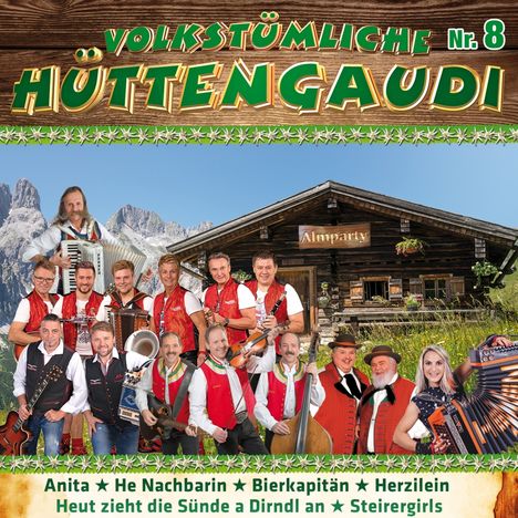 Volkstümliche Hüttengaudi Nr.8, 2 CDs