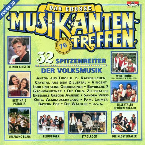 Das große Musikantentreffen Folge 20, CD