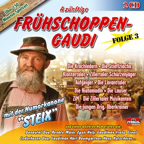 A zünftige Frühschoppen Gaudi 3, 2 CDs