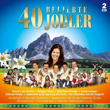 40 beliebte Jodler, 2 CDs