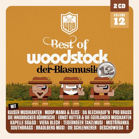 Best Of Woodstock der Blasmusik Volume 12, 2 CDs