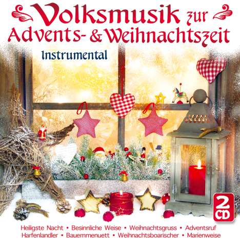 Volksmusik zur Advents- &amp; Weihnachtszeit, 2 CDs