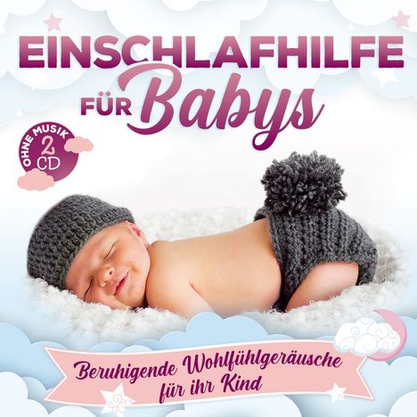 Einschlafhilfe für Babys (Ohne Musik), 2 CDs