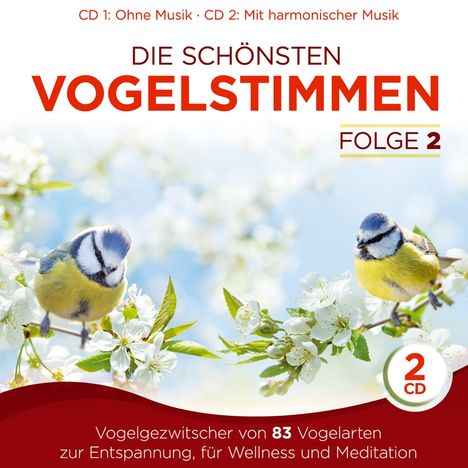 Die schönsten Vogelstimmen Folge 2, 2 CDs