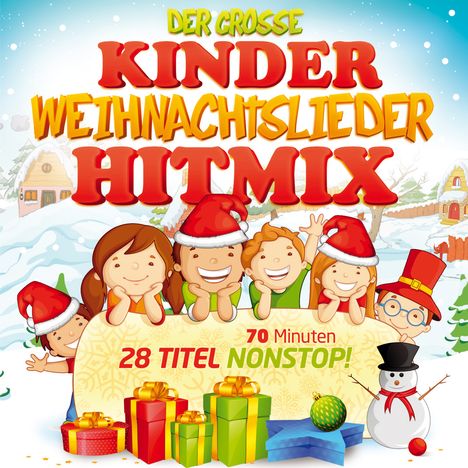 Der große Kinder Weihnachtslieder Hitmix, CD