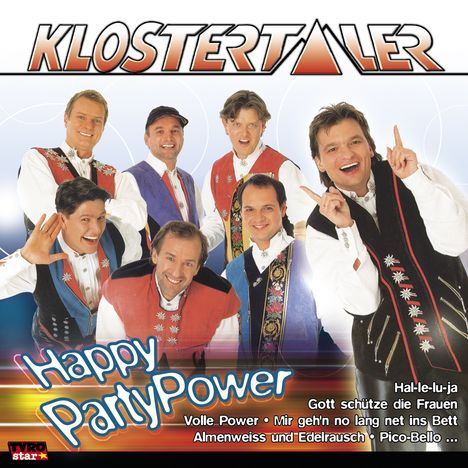 Klostertaler: Happy Party Power, CD
