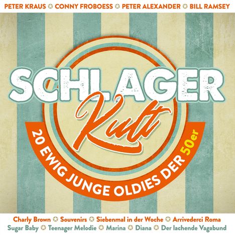 Schlager Kult: 20 ewig junge Oldies der 50er, CD