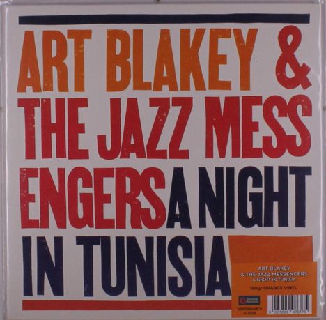 Art Blakey (1919-1990): A Night In Tunisia (180g) (Orange Vinyl), LP