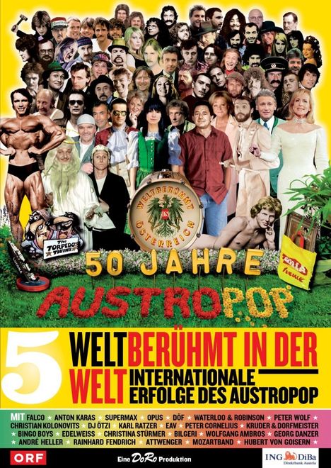 50 Jahre Austropop Folge 05: Weltberühmt in der Welt - Internationale Erfolge des Austropop, DVD