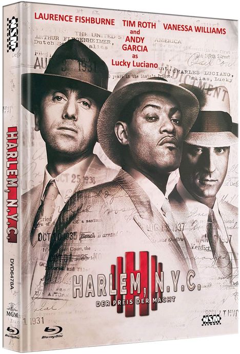 Harlem N.Y.C. - Der Preis der Macht (Blu-ray &amp; DVD im Mediabook), 1 Blu-ray Disc und 1 DVD