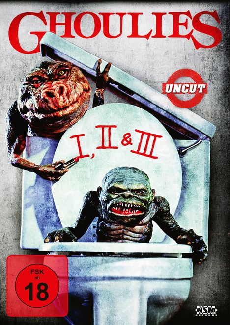Ghoulies 1-3, 3 DVDs