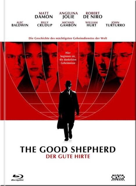 The Good Shepherd - Der gute Hirte (Blu-ray im Mediabook), 1 Blu-ray Disc und 1 DVD