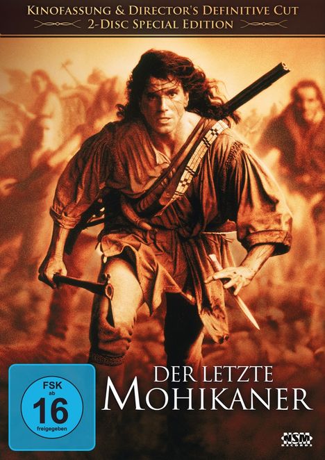 Der letzte Mohikaner (1992) (Kinofassung &amp; Director's Definitive Cut), 2 DVDs
