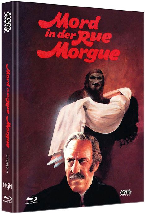 Mord in der Rue Morgue (Blu-ray &amp; DVD im Mediabook), 1 Blu-ray Disc und 1 DVD