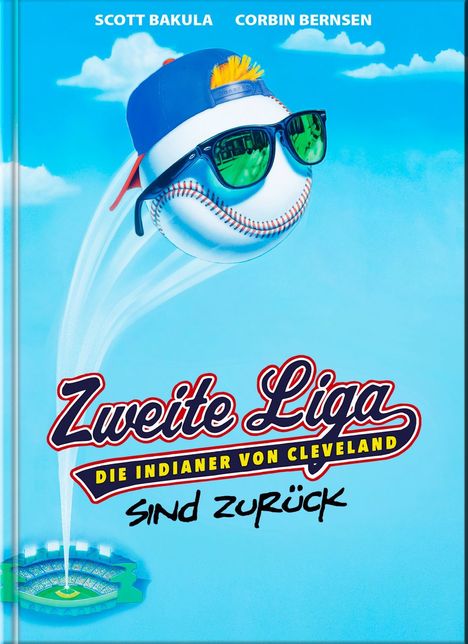 Zweite Liga - Die Indianer von Cleveland sind zurück (Blu-ray &amp; DVD im Mediabook), 1 Blu-ray Disc und 1 DVD