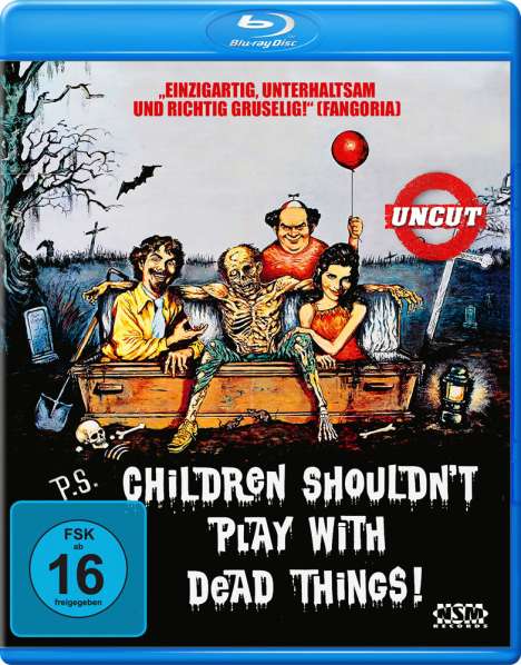 Children Shouldn't Play with Dead Things (Blu-ray), Blu-ray Disc