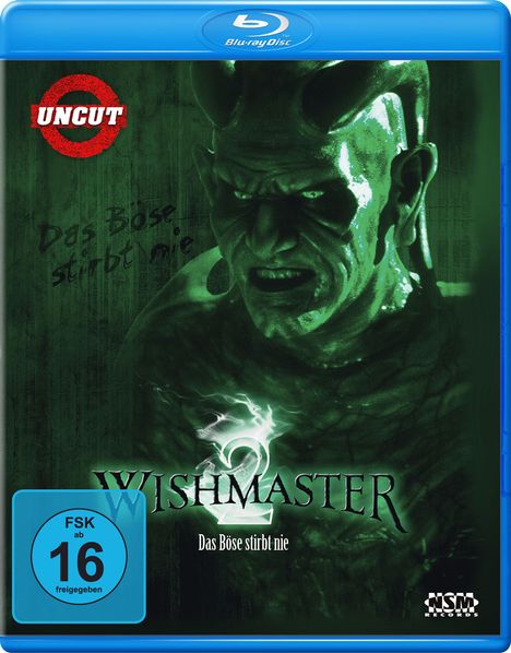 Wishmaster 2 - Das Böse stirbt nie (Blu-ray), Blu-ray Disc