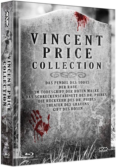 Vincent Price Collection (Blu-ray im Mediabook), 7 Blu-ray Discs