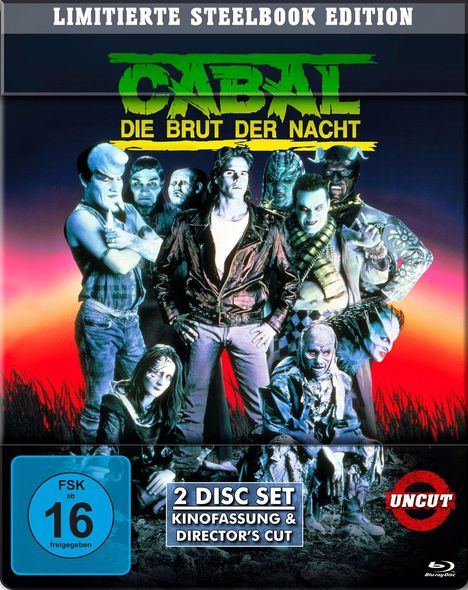 Cabal - Die Brut der Nacht (Blu-ray im Steelbook), 2 Blu-ray Discs