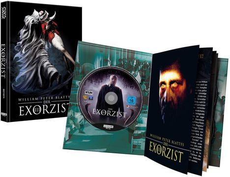 Der Exorzist 3 (Ultra HD Blu-ray & Blu-ray im Mediabook), 1 Ultra HD Blu-ray und 2 Blu-ray Discs
