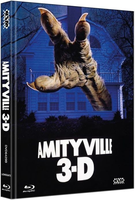 Amityville 3-D (Blu-ray &amp; DVD im Mediabook), 1 Blu-ray Disc und 1 DVD