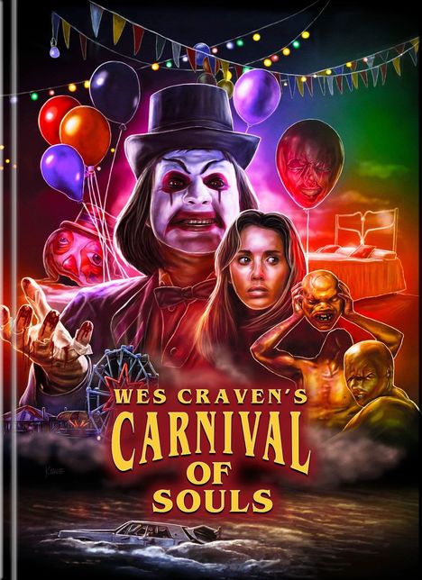 Carnival of Souls (1998) (Blu-ray &amp; DVD im Mediabook), 2 Blu-ray Discs und 1 DVD