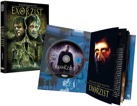Der Exorzist 3 (Ultra HD Blu-ray & Blu-ray im Mediabook), 1 Ultra HD Blu-ray und 2 Blu-ray Discs