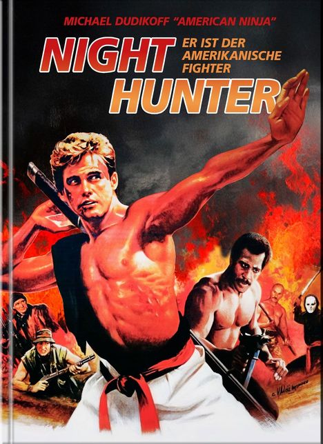 Night Hunter (Blu-ray &amp; DVD im Mediabook), 1 Blu-ray Disc und 1 DVD