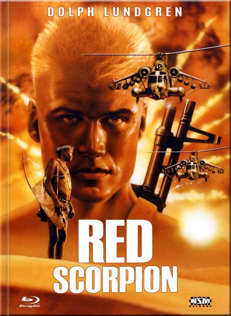 Red Scorpion (Blu-ray &amp; DVD im Mediabook), 1 Blu-ray Disc und 1 DVD