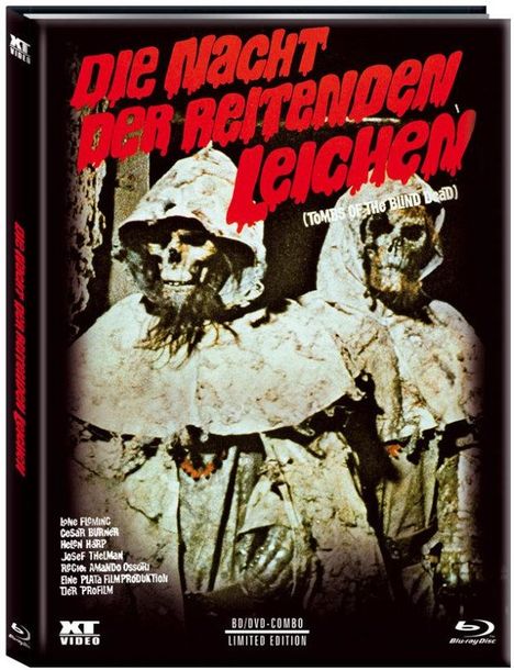 Die Nacht der reitenden Leichen (Blu-ray &amp; DVD im Mediabook), 1 Blu-ray Disc und 1 DVD