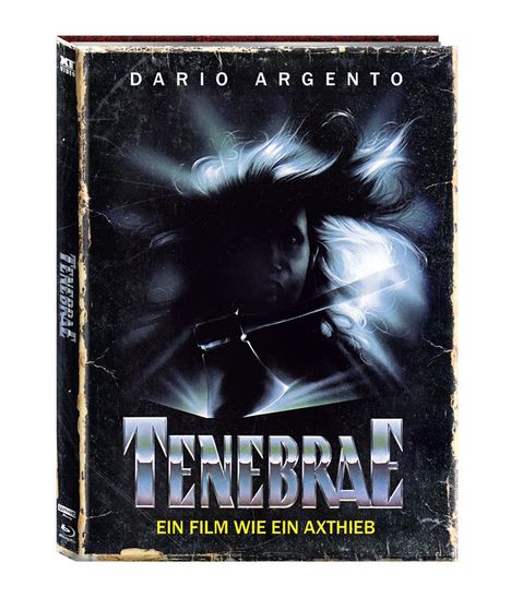 Tenebre (Ultra HD Blu-ray & Blu-ray im Mediabook), 1 Ultra HD Blu-ray, 1 Blu-ray Disc und 1 DVD